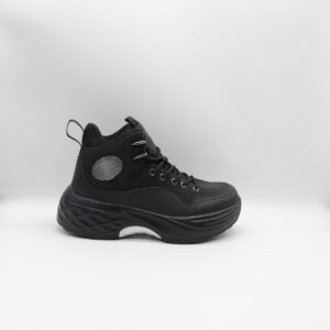 Γυναικεία Μποτάκια Μαύρο/Γκρι Jomix LU1188