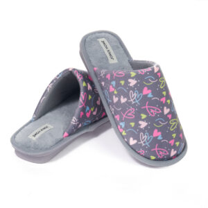 Γυναικείες Παντόφλες Γκρι Jomix MD9675