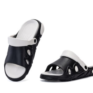 Ανδρικές Καλοκαιρινές Παντόφλες Μαύρο/Άσπο MES250507