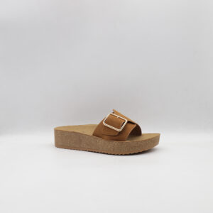 Παντόφλες Γυναικείες Με Φάσα Κάμελ Jomix WCX250453