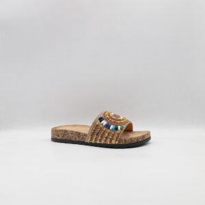 Παντόφλες Γυναικείες Jomix Με Φάσα Καφέ