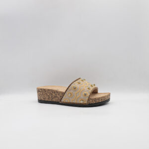 Παντόφλες Γυναικείες Με Φάσα Κάμελ Jomix WCF250321