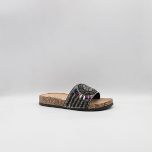 Παντόφλες Γυναικείες Με Φάσα Μαύρο Jomix WCF250322