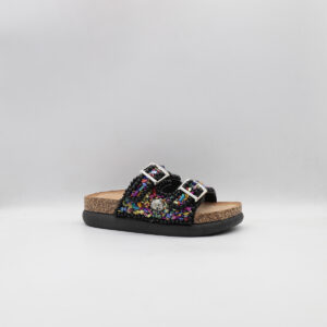 Γυναικείες Παντόφλες Με Διπλή Φάσα Μαύρο Jomix WCF250331