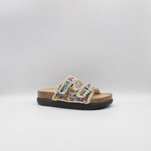 Γυναικείες  Παντόφλες Με Διπλή Φάσα Άσπρο Jomix WCF250331