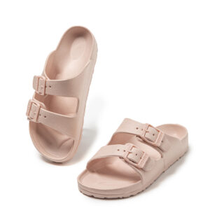 Γυναικείες Παντόφλες Με Διπλή Φάσα Ροζ