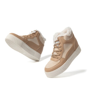 Γυναικία Μποτάκια Σκούρο Μπεζ MD9943