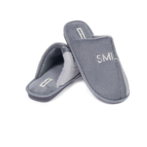 Χειμερινές Ανδρικές Παντόφλες Γκρι MU9730