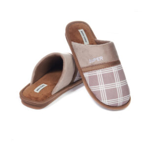 Χειμερινές Ανδρικές Παντόφλες Καφέ MU9727