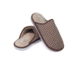 Χειμερινές Ανδρικές Παντόφλες Καφέ MU9719