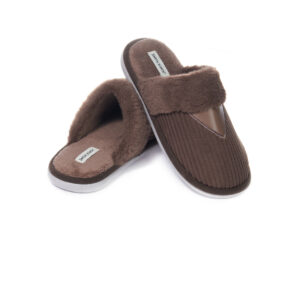 Χειμερινές Ανδρικές Παντόφλες Καφέ MU9715