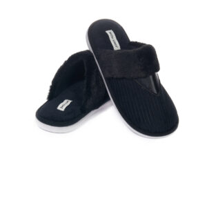 Χειμερινές Ανδρικές Παντόφλες Μαύρο MU9714