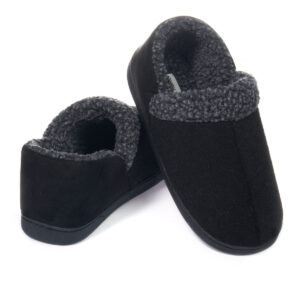 Χειμερινές Ανδρικές Παντόφλες Μαύρο MU9736