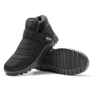 Χειμερινές Ανδρικές Παντόφλες Μαύρο MU8662