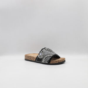 Παντόφλες Γυναικείες Με Φάσα Μαύρο Jomix WCF250324