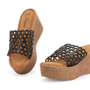 Γυναικείες Καλοκαιρινές Παντόφλες Εξόδου Μαύρο WWC250253