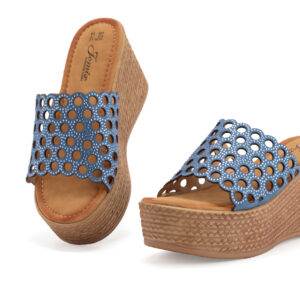 Γυναικείες Καλοκαιρινές Παντόφλες Εξόδου Μπλε Jomix WWC250253