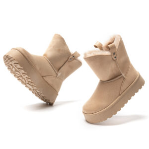 Γυναικεία Χειμωνιάτικα Μποτάκια Μπεζ Jomix MD9765