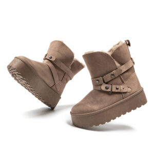 Γυναικεία Χειμωνιάτικα Μποτάκια Χακί Jomix MD9766