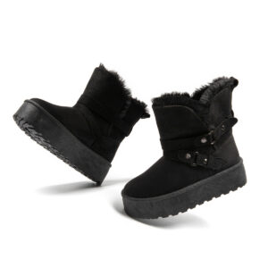 Γυναικεία Χειμωνιάτικα Μποτάκια Μαύρο Jomix MD9766