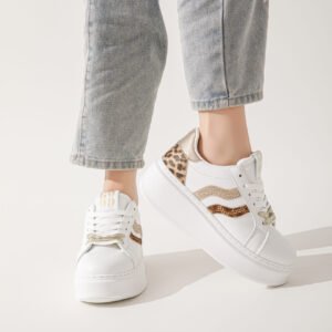 Γυναικεία Sneakers Jomix Άσπρο/Λεοπάρ WCC250759