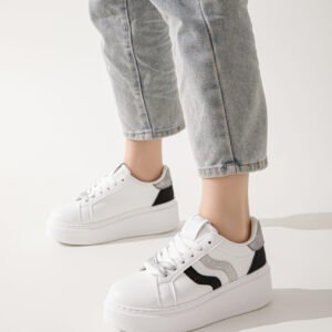 Γυναικεία Sneakers Jomix Μαύρο/Ασημί WCC250759
