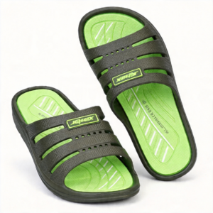 Ανδρικές παντόφλες  σε στρατιωτικό πράσινο, αντιολισθητικές, EVA, για το σπίτι και έξω MES250082-L GREEN