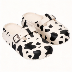 Παντόφλες JOMIX με μοτίβο αγελάδας, αντιολισθητικές, EVA, για το σπίτι και έξω WEG260450 COW