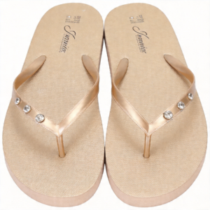 Γυναικείες Καλοκαιρινές Παντόφλες WEI260256 GOLD