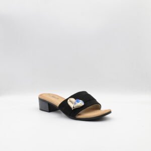 Γυναικεία Δερμάτινα Mules WWC250244 BLACK
